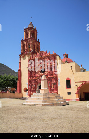 Landa Mission, einer der fünf Sierra Gorda Missionen entworfen von Franziskaner Fray Junipero Serra, Queretaro, Mexiko Stockfoto