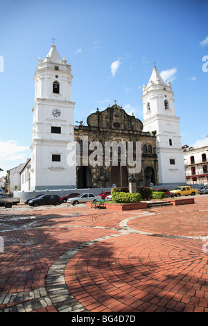 Catedral de Nuestra Señora De La Asunción, Casco Antiguo, Casco Antiguo, San Felipe District, Altstadt, Panama City, Panama Stockfoto