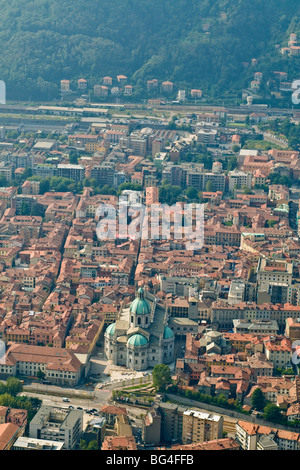 Der Dom, Blick von Brunate, Como, Italien Stockfoto