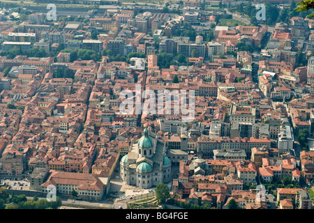 Der Dom, Blick von Brunate, Como, Italien Stockfoto