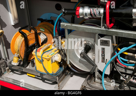 Feuerwehr hydraulische Schneidausrüstung Stockfoto