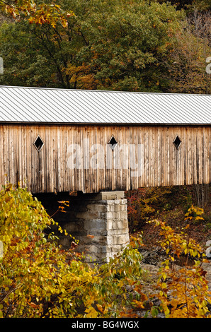 Gedeckte Brücke, Dummerston, Vermont Stockfoto