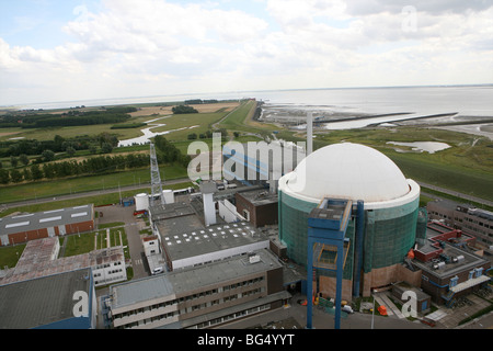 Nukleare Powerstation in Borssele, Niederlande Stockfoto