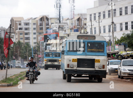Straße Landschaft in Bangalore, Indien Stockfoto