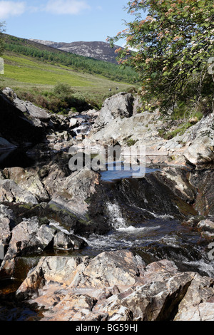 Wasserfälle im Norden Glen Sannox, der Isle of Arran, Schottland, Juni 2009 Stockfoto