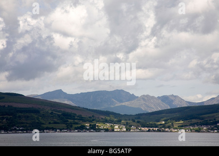 Lamlash aus Kingscross Punkt, der Isle of Arran, Schottland, Juni 2009 Stockfoto