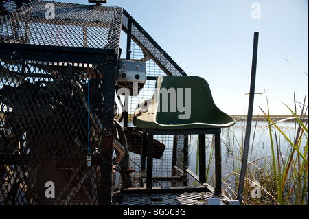 Luftboot verwendet in den Everglades in Florida, USA Stockfoto