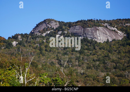 Die Appalachian Mountains in North Carolina sind vom Blue Ridge Parkway aus zu sehen Stockfoto