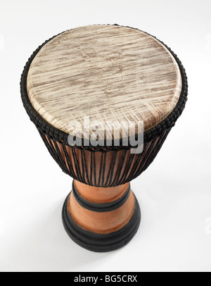 Djembe (eine afrikanische Trommel) Stockfoto