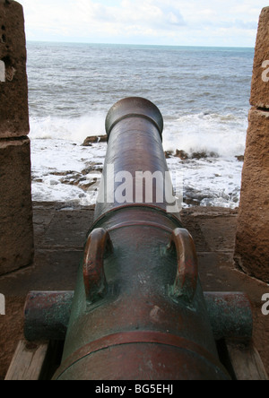 Stadtmauern von Essaouira Stockfoto