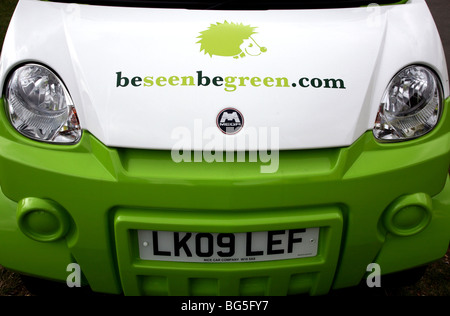 Elektrische Lieferwagen Nice Car Company, London Stockfoto