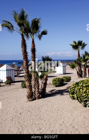 NOSTALGISCHE CASA DEL DUQUE AN DER COSTA ADEJE. TENERIFFA. KANARISCHE INSELN. 2009. Stockfoto