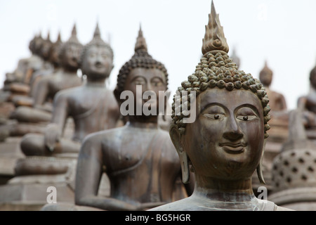 Der Gangaramaya Tempel, in Colombo, Sri Lanka. Stockfoto