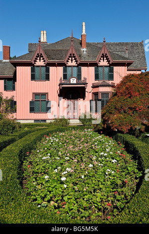 Roseland Cottage und Gärten, Woodstock, Connecticut, CT Stockfoto