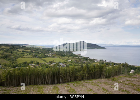 Whiting Bay und Holy Island, Isle of Arran, Schottland, Juni 2009 Stockfoto