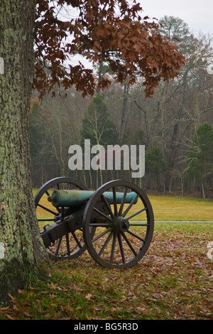 Chickamauga Schlachtfeld im Chickamauga und Chattanooga National Military Park gegründet 1890 in Chattanooga, Tennessee Stockfoto