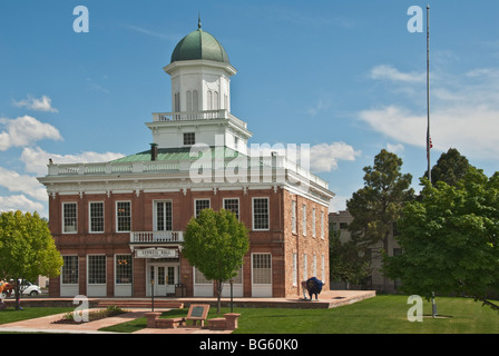 Utah Salt Lake City Travel Council Hall, eines der zehn wichtigsten historischen Gebäude in Utah Stockfoto