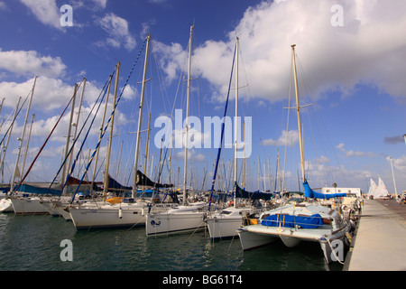 Israel, Tel Aviv Marina Stockfoto