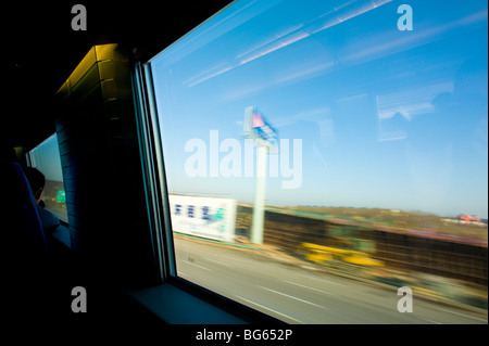 Magnetschwebebahn Transrapid in Shanghai, China Stockfoto