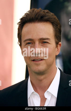 EDWARD NORTON der unglaubliche HULK Welt PREMIERE UNIVERSAL STUDIOS Kalifornien USA 8. Juni 2008 Stockfoto