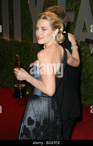 SAM MENDES KATE WINSLET 2009 VANITY FAIR OSCAR PARTY WEST HOLLYWOOD LOS ANGELES CA USA 22 Februar 2009 Stockfoto