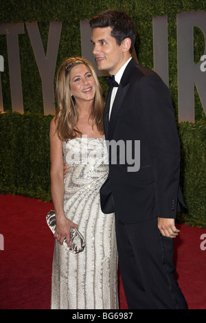 JENNIFER ANISTON JOHN MAYER 2009 VANITY FAIR OSCAR PARTY WEST HOLLYWOOD LOS ANGELES CA USA 22 Februar 2009 Stockfoto