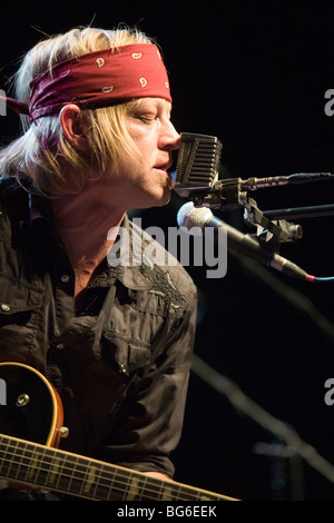 BUDAPEST-November 21: Woven Hand Band spielt auf der Bühne im Millenaris am 21. November Stockfoto