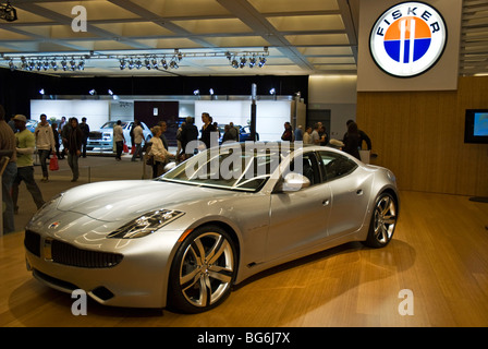 Ein Fisker Karma auf der 2009 LA Auto Show in Los Angeles Convention Center, Los Angeles, Kalifornien. Stockfoto