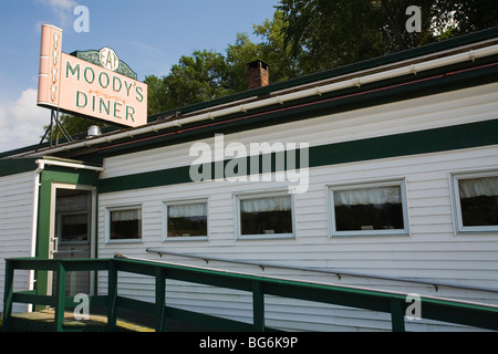 Von Moody es Diner Waldoboro, Maine Stockfoto