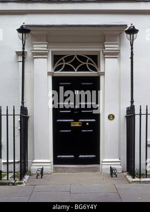 11 Downing Street London offizielle Residenz des Schatzkanzlers Downing Street Westminster London England Großbritannien Stockfoto