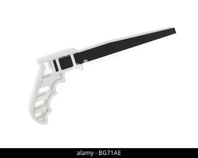Handsäge isolierten auf weißen Hintergrund Stockfoto