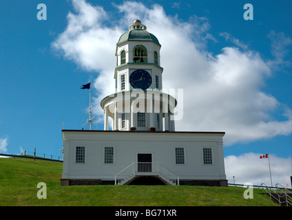 Uhrturm am Eingang die Halifax Zitadelle National Historic Site, Halifax, Nova Scotia, Kanada Stockfoto