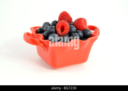 Beeren in Schüssel Stockfoto