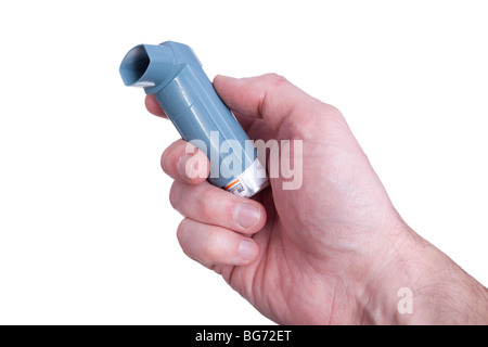 Vaporizer Pumpe dosiert Dosis von Arzneimittel für Asthmatiker liefern Stockfoto