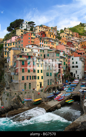 Stadt von Rio Maggiore in Italien Cinque Terre Nationalpark Stockfoto