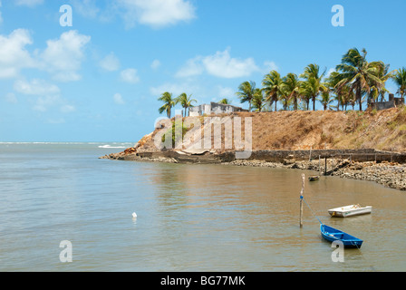 Tropische Küste von Tibau do Sul in der Nähe von Pipa Brasilien Stockfoto