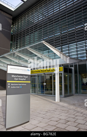 Manchester Royal Eye Hospital, Neubau, Manchester, UK. (Hauptgesundheit PFI-Schema) Stockfoto