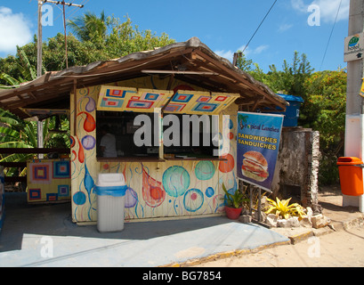 Sandwich-Shop im Zentrum von Praia da Pipa Brasilien Stockfoto