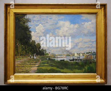 Bassin d ' Argenteuil, Claude Monet, 1872, d ' Orsay Museum, Paris, Frankreich Stockfoto