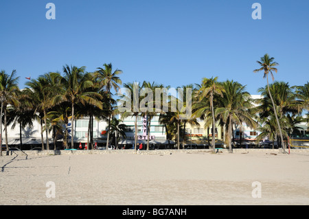 Ocean Drive Art Deco District in Miami South Beach, Florida USA Stockfoto