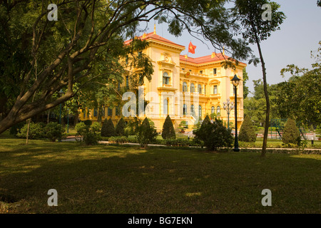 Der Präsidentenpalast (ehemals Indochina General-Gouverneur Palast) Hanoi, Vietnam Stockfoto