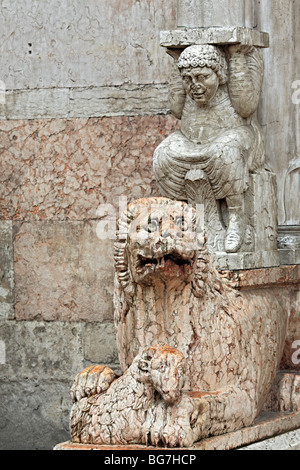 Ferrara Kathedrale (Basilica Cattedrale di San Giorgio), Ferrara, UNESCO World Heritage Site, Emilia-Romagna, Italien Stockfoto