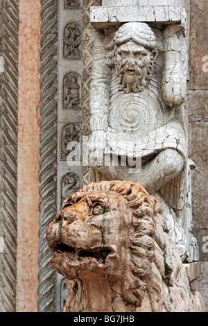 Ferrara Kathedrale (Basilica Cattedrale di San Giorgio), Ferrara, UNESCO World Heritage Site, Emilia-Romagna, Italien Stockfoto