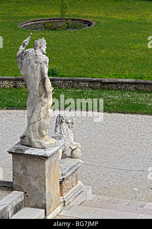 Villa Barbaro (Villa di Maser) von Andrea Palladio, Maser, Veneto, Italien Stockfoto