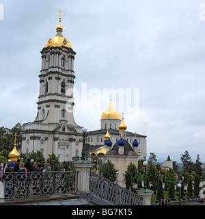 Dreifaltigkeits-Kathedrale (1912), Heilige Dormition Potschajew Lavra, Potschajew, Ternopil Oblast, Ukraine Stockfoto