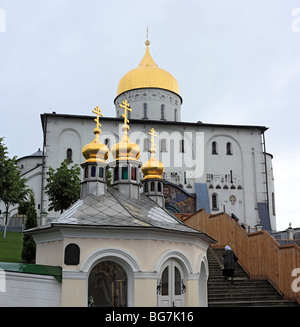 Dreifaltigkeits-Kathedrale (1912), Heilige Dormition Potschajew Lavra, Potschajew, Ternopil Oblast, Ukraine Stockfoto