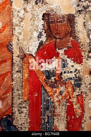 St. George (16. Jahrhundert), Wolyn Ikone, Museum, Luzk, Volyn Oblast, Ukraine Stockfoto