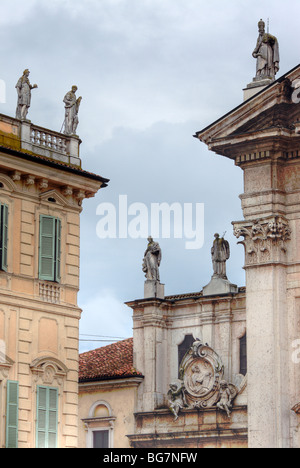 Kirche des Hl. Andreas, Piazza Sordello, Mantua, Lombardei, Italien Stockfoto