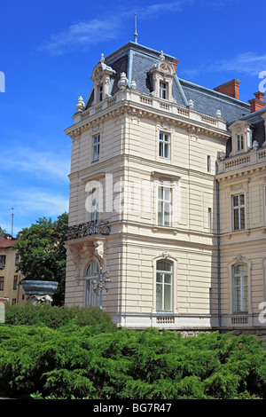 Potocki Palast (1880er Jahre), Lemberg, Lviv Oblast, Ukraine Stockfoto