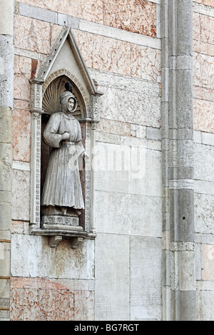 Ferrara Kathedrale (Basilica Cattedrale di San Giorgio), Ferrara, UNESCO World Heritage Site, Emilia-Romagna, Italien Stockfoto